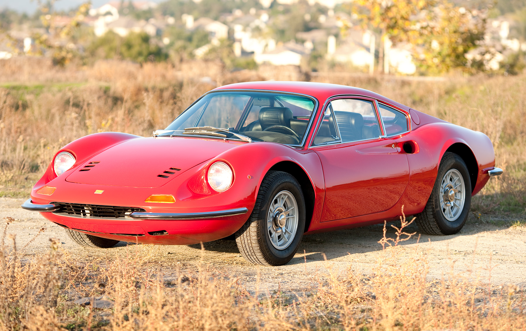 京商 Ferrari Dino 246GT Kyosho 1:18 Ferrari Dino 246 GT Type L Yellow PMK1804Y